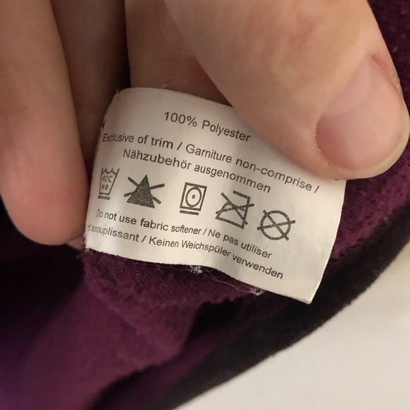 Arc'teryx Womens Fleece Hooded Zipper Vest in Purple - Size Small - Picture 8 of 8